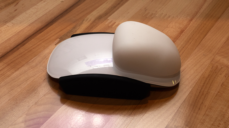 This author’s recreation of the finished Magic Mouse design using parts from third parties (Image: Alex Cranz / Gizmodo)